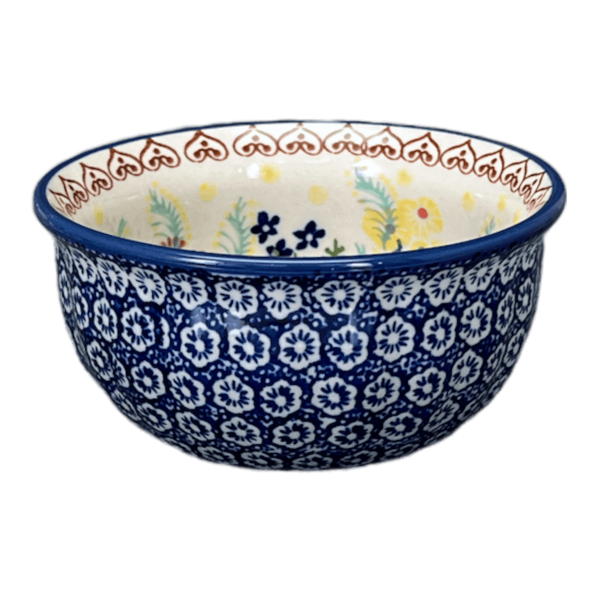 Bowl, Round, 4.5" in "Beautiful Botanicals" by Manufaktura | M082S-DPOG