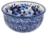 Bowl, Round, 4.5" in "Blue Life" by Manufaktura | M082S-EO39