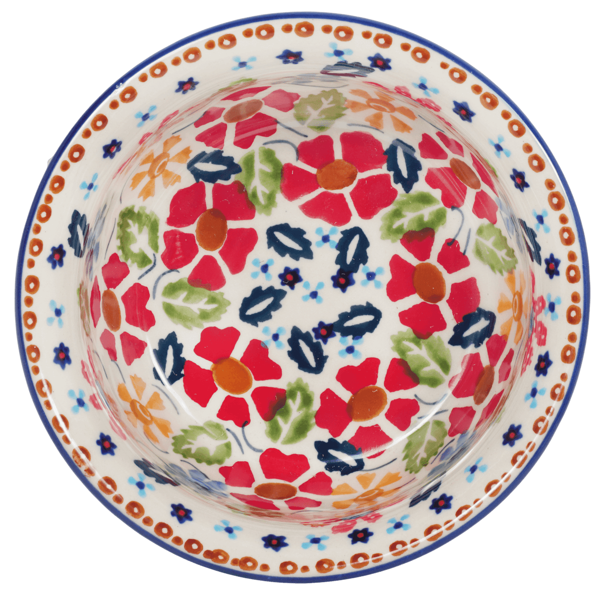 Bowl, Round, 4.5" in "Brilliant Bouquet" by Manufaktura | M082S-J113