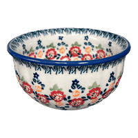 A picture of a Polish Pottery 4.5" Bowl (Field of Dreams) | M082S-JZ24 as shown at PolishPotteryOutlet.com/products/4-5-bowl-field-of-dreams-m082s-jz24