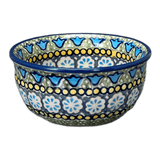 Bowl, Round, 4.5" in "Blue Bells" by Manufaktura | M082S-KLDN