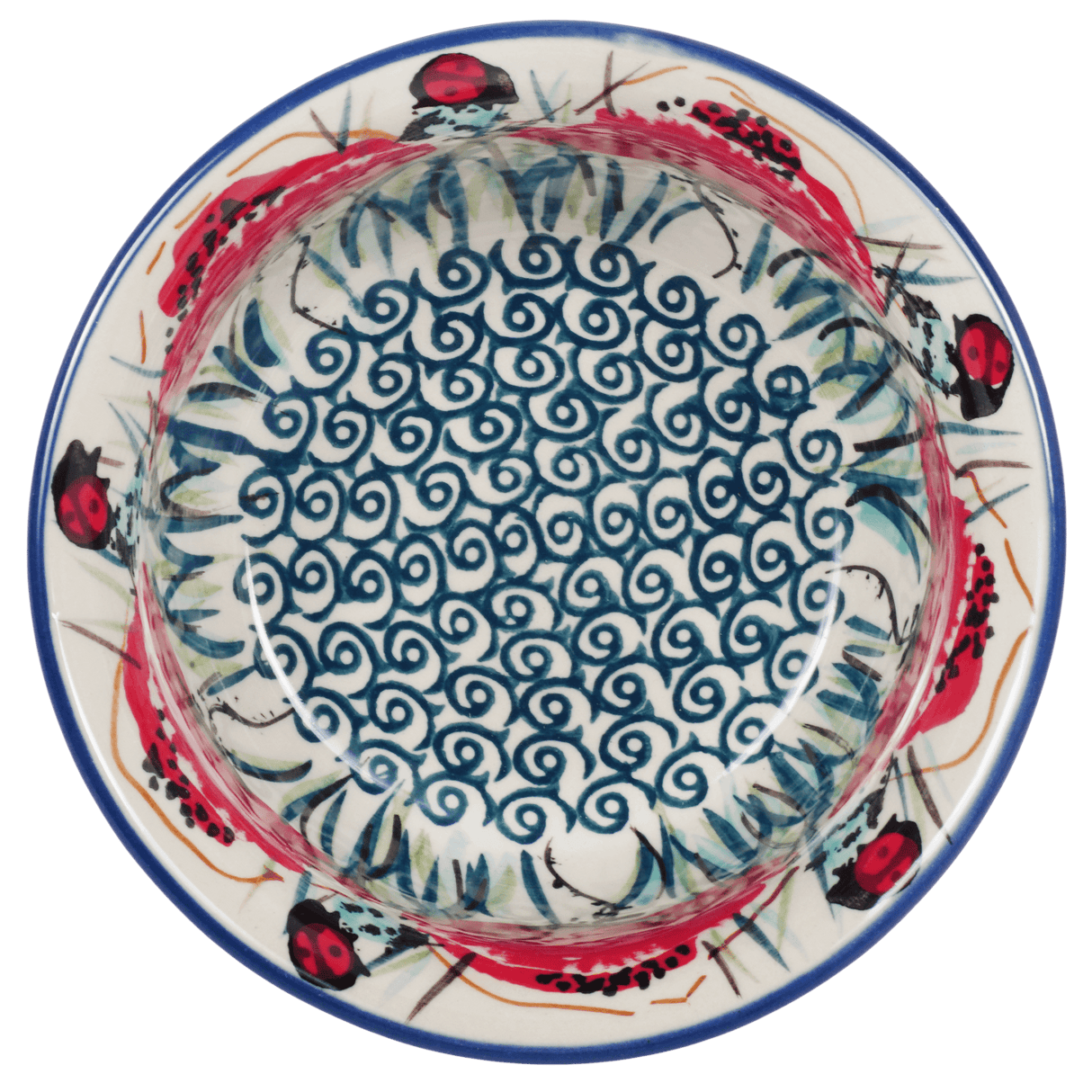 Bowl, Round, 4.5" in "Poppy Paradise" by Manufaktura | M082S-PD01