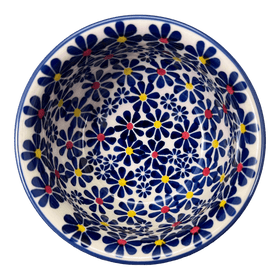 Polish Pottery 4.5" Bowl (Field of Daisies) | M082S-S001 Additional Image at PolishPotteryOutlet.com