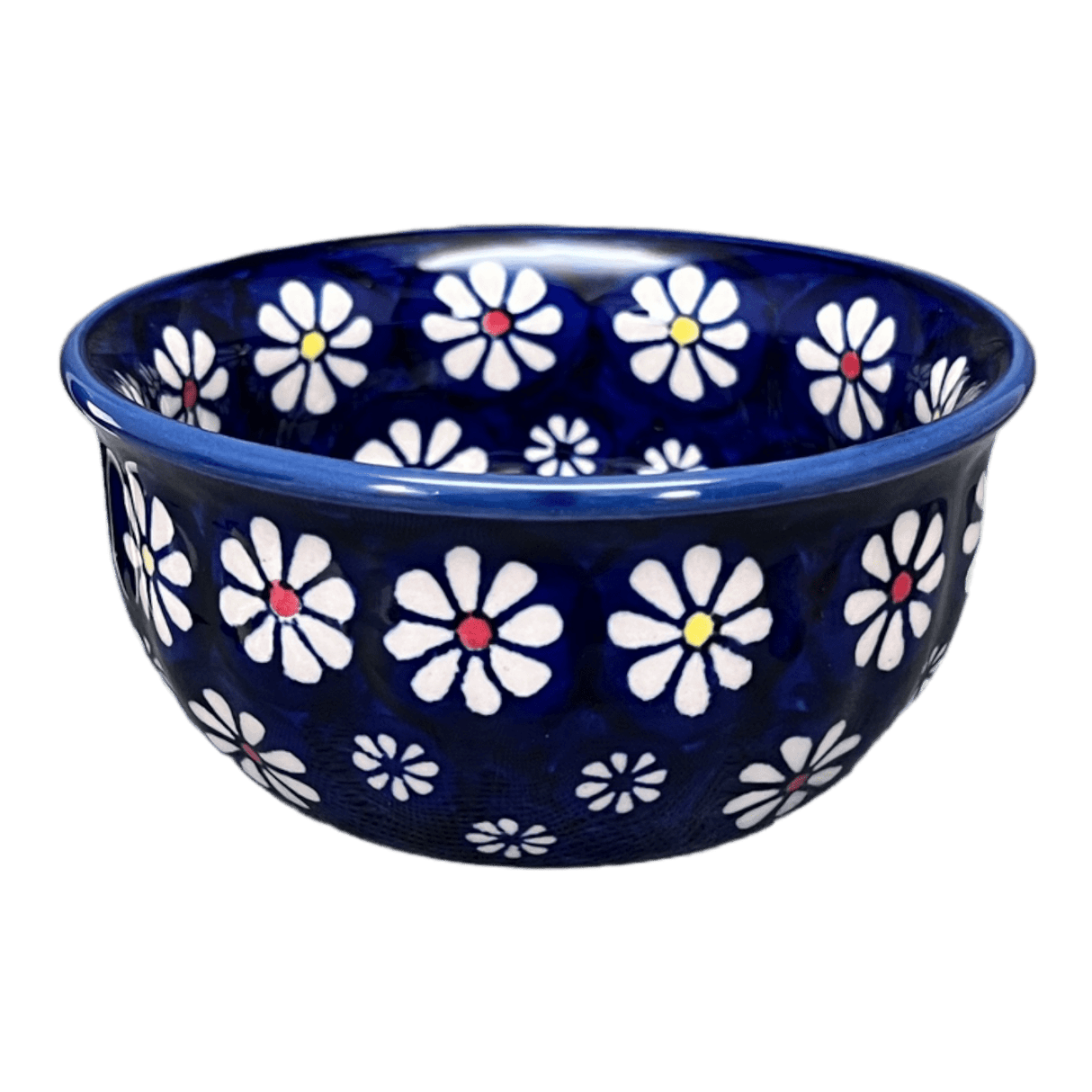 Bowl, Round, 4.5" in "Midnight Daisies" by Manufaktura | M082S-S002