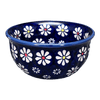 Polish Pottery 4.5" Bowl (Midnight Daisies) | M082S-S002 at PolishPotteryOutlet.com