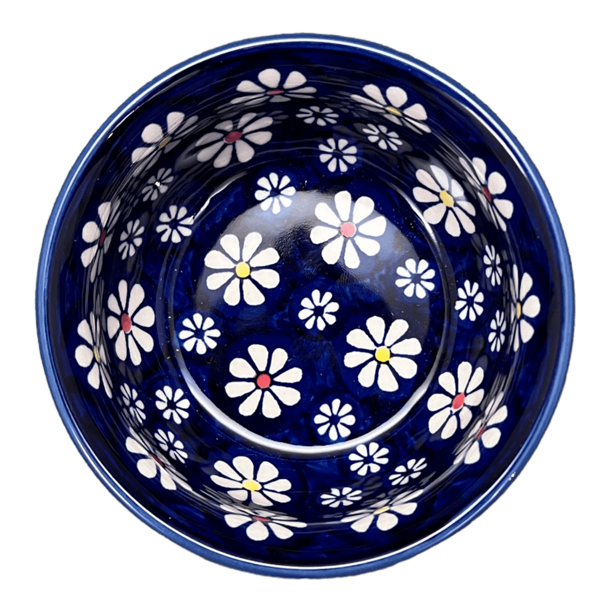 Bowl, Round, 4.5" in "Midnight Daisies" by Manufaktura | M082S-S002