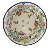 Bowl, Round, 4.5" in "Daisy Bouquet" by Manufaktura | M082S-TAB3