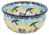 Bowl, Round, 4.5" in "Soaring Swallows" by Manufaktura | M082S-WK57