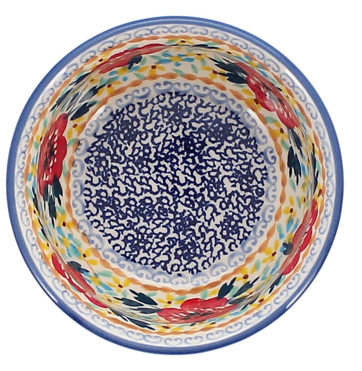 Bowl, Round, 4.5" in "Brilliant Wreath" by Manufaktura | M082S-WK78