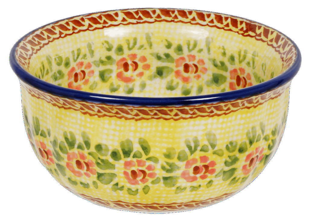 Bowl, Round, 4.5" in "Bountiful Blossoms" by Manufaktura | M082S-WKLZ