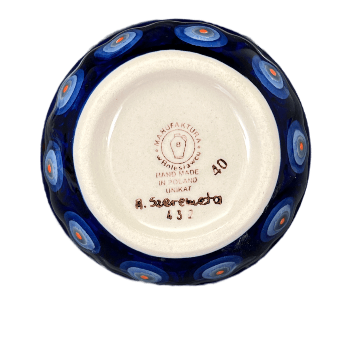 Bowl, Round, 4.5" in "Harvest Moon" by Manufaktura | M082S-ZP01