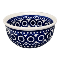 A picture of a Polish Pottery 4.5" Bowl (Gothic) | M082T-13 as shown at PolishPotteryOutlet.com/products/4-5-bowl-gothic-m082t-13