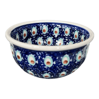 A picture of a Polish Pottery 4.5" Bowl (Fish Eyes) | M082T-31 as shown at PolishPotteryOutlet.com/products/4-5-bowl-fish-eyes-m082t-31