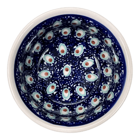 Polish Pottery 4.5" Bowl (Fish Eyes) | M082T-31 Additional Image at PolishPotteryOutlet.com