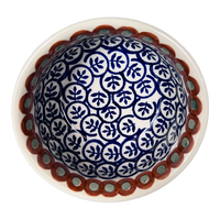A picture of a Polish Pottery 4.5" Bowl (Olive Garden) | M082T-48 as shown at PolishPotteryOutlet.com/products/4-5-bowl-olive-garden-m082t-48