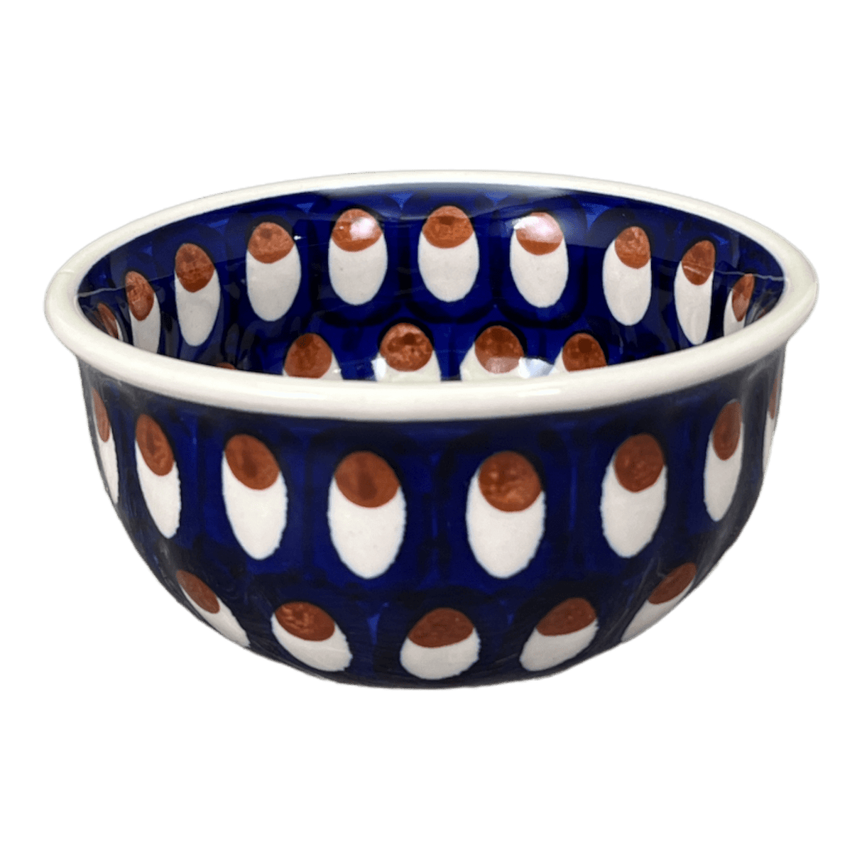 Bowl, Round, 4.5" in "Pheasant Feathers" by Manufaktura | M082T-52