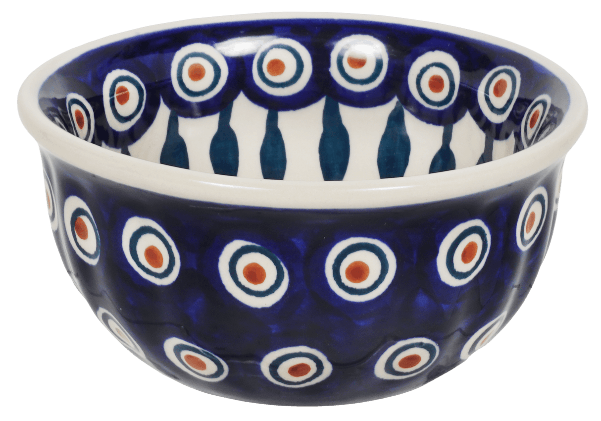 Bowl, Round, 4.5" in "Peacock" by Manufaktura | M082T-54