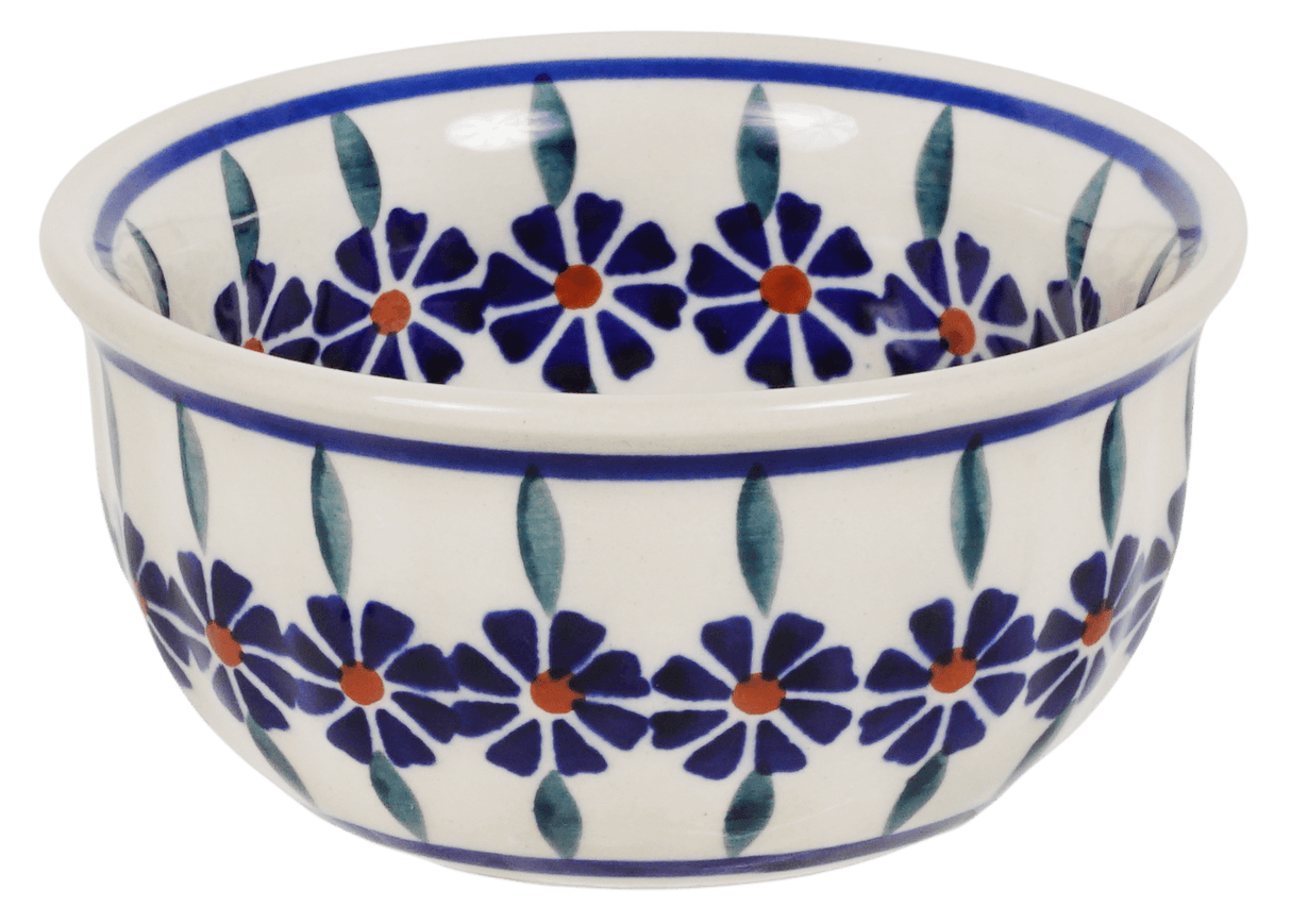 Bowl, Round, 4.5" in "Floral Peacock" by Manufaktura | M082T-54KK