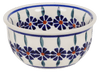 Polish Pottery 4.5" Bowl (Floral Peacock) | M082T-54KK at PolishPotteryOutlet.com