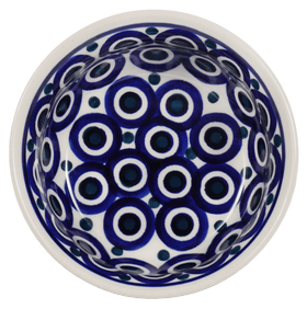 Polish Pottery 4.5" Bowl (Eyes Wide Open) | M082T-58 Additional Image at PolishPotteryOutlet.com