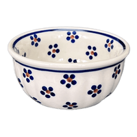 A picture of a Polish Pottery 4.5" Bowl (Petite Floral) | M082T-64 as shown at PolishPotteryOutlet.com/products/4-5-bowl-petite-floral-m082t-64