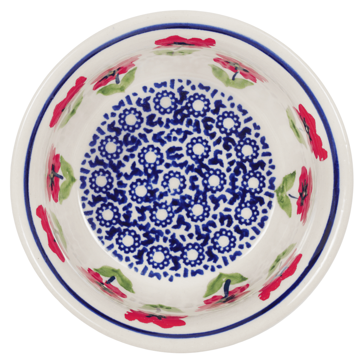 Bowl, Round, 4.5" in "Poppy Garden" by Manufaktura | M082T-EJ01