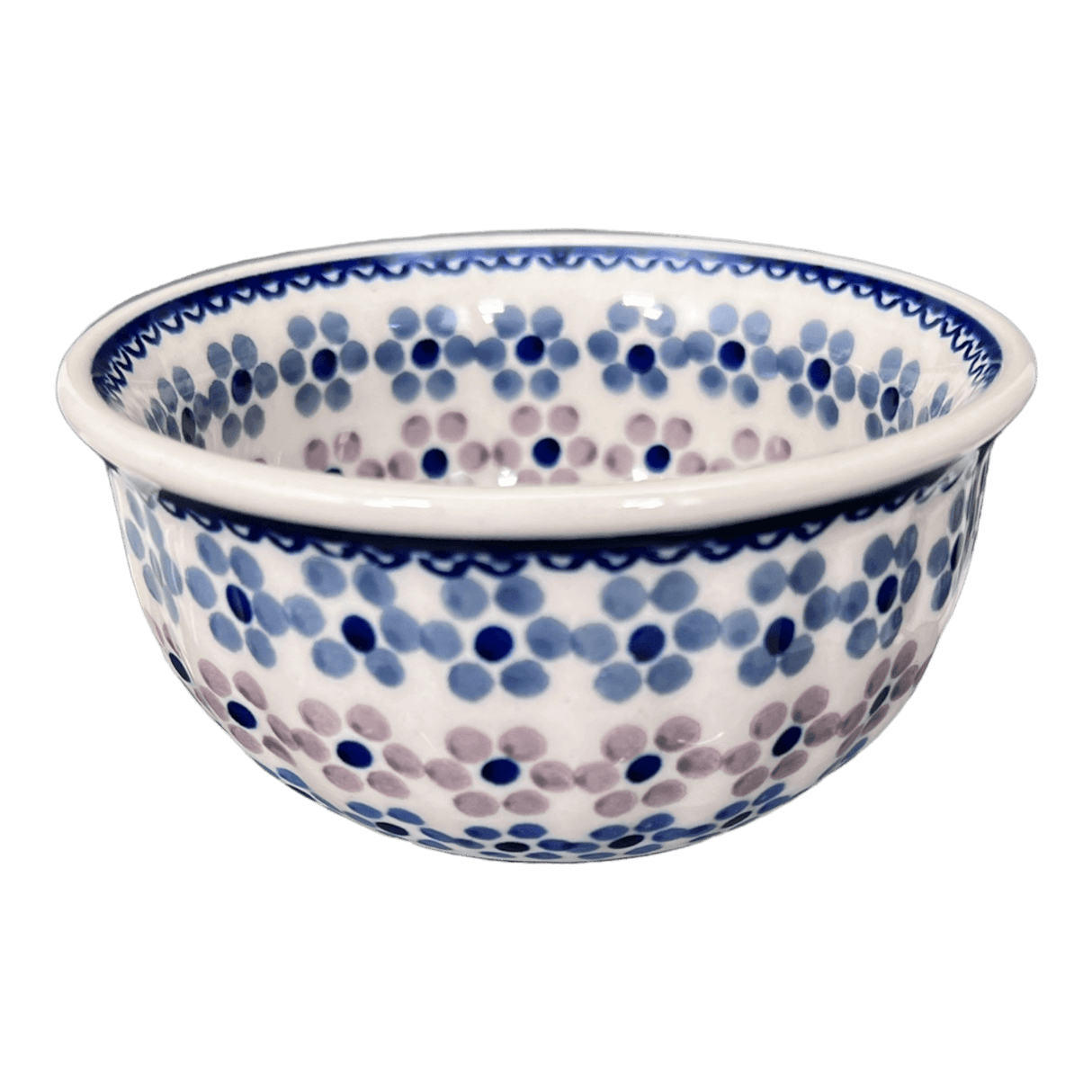 Bowl, Round, 4.5" in "Floral Chain" by Manufaktura | M082T-EO37