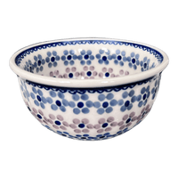 A picture of a Polish Pottery 4.5" Bowl (Floral Chain) | M082T-EO37 as shown at PolishPotteryOutlet.com/products/4-5-bowl-floral-chain-m082t-eo37