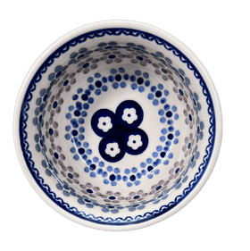 Polish Pottery 4.5" Bowl (Floral Chain) | M082T-EO37 Additional Image at PolishPotteryOutlet.com