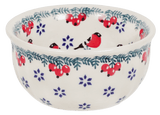 Bowl, Round, 4.5" in "Red Bird" by Manufaktura | M082T-GILE