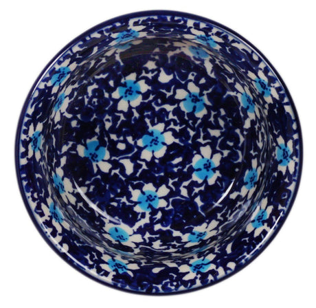 Bowl, Round, 4.5" in "Blue on Blue" by Manufaktura | M082T-J109