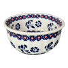 Polish Pottery 4.5" Bowl (Swedish Flower) | M082T-KLK at PolishPotteryOutlet.com
