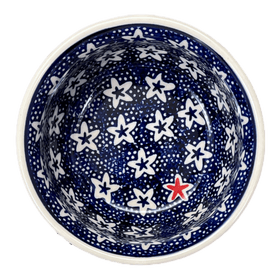 Polish Pottery 4.5" Bowl (Lone Star) | M082T-LG01 Additional Image at PolishPotteryOutlet.com