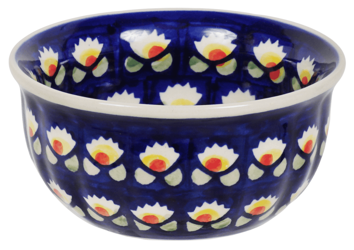 Bowl, Round, 4.5" in "Tulip Azul" by Manufaktura | M082T-LW