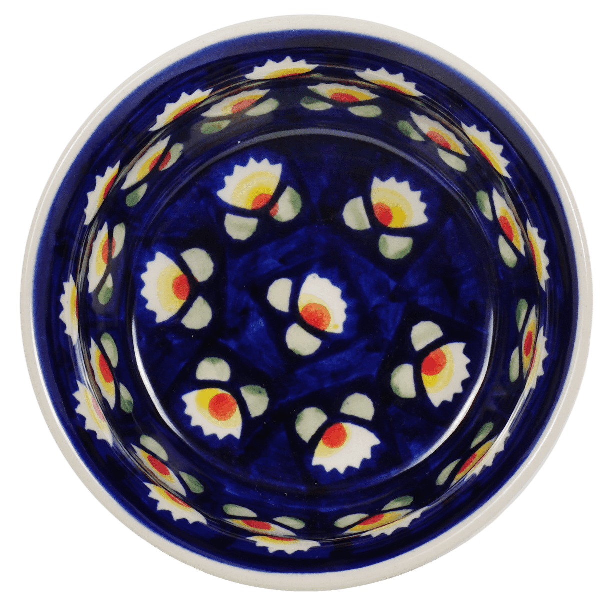 Bowl, Round, 4.5" in "Tulip Azul" by Manufaktura | M082T-LW