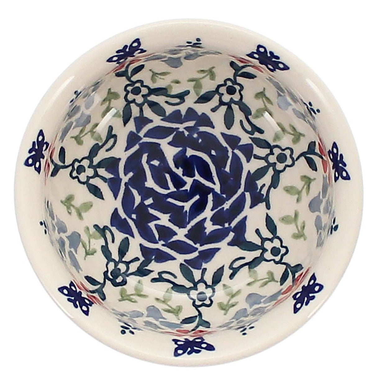 Bowl, Round, 4.5" in "Butterfly Blossoms" by Manufaktura | M082T-MM02