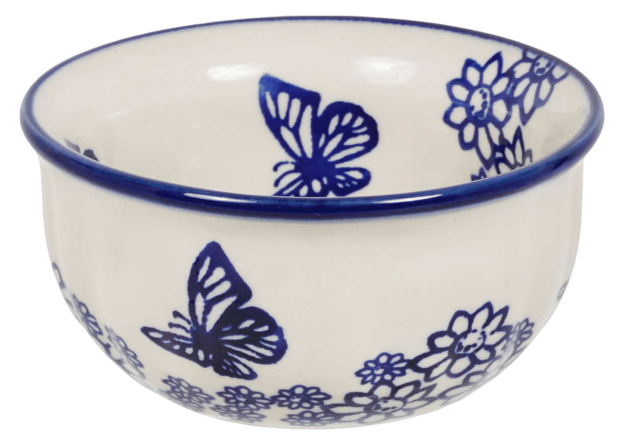 Bowl, Round, 4.5" in "Butterfly Garden" by Manufaktura | M082T-MOT1