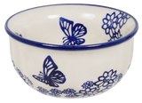 Bowl, Round, 4.5" in "Butterfly Garden" by Manufaktura | M082T-MOT1