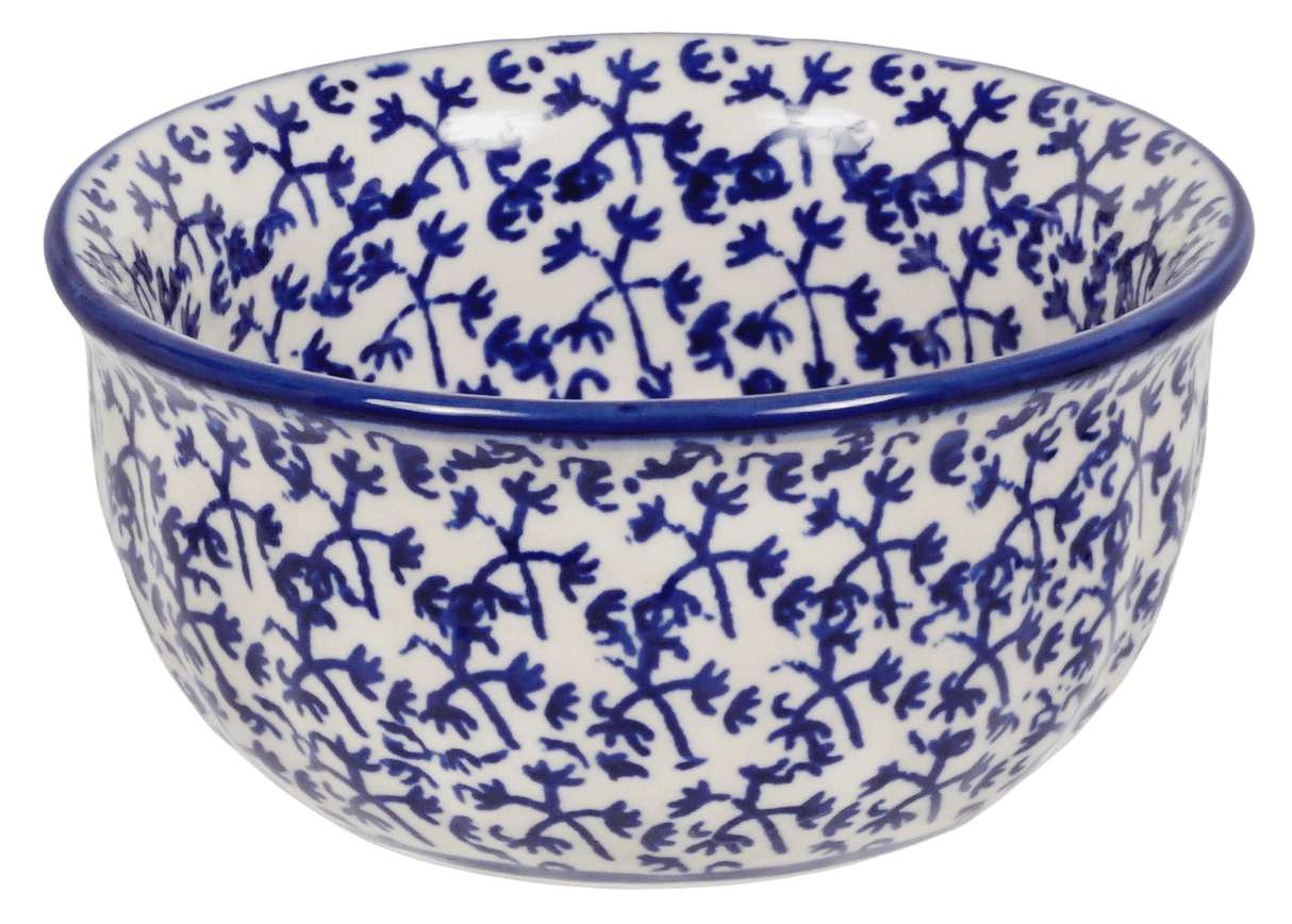 Bowl, Round, 4.5" in "Blue Thicket" by Manufaktura | M082T-P364