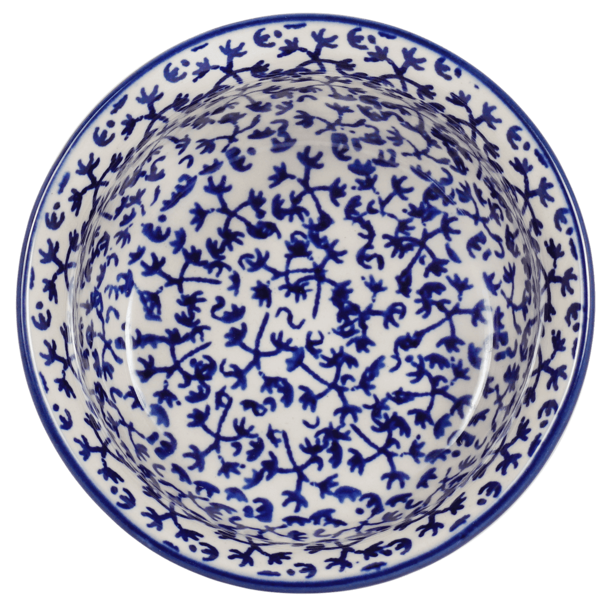 Bowl, Round, 4.5" in "Blue Thicket" by Manufaktura | M082T-P364