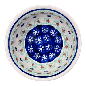 Polish Pottery 4.5" Bowl (Starry Wreath) | M082T-PZG Additional Image at PolishPotteryOutlet.com
