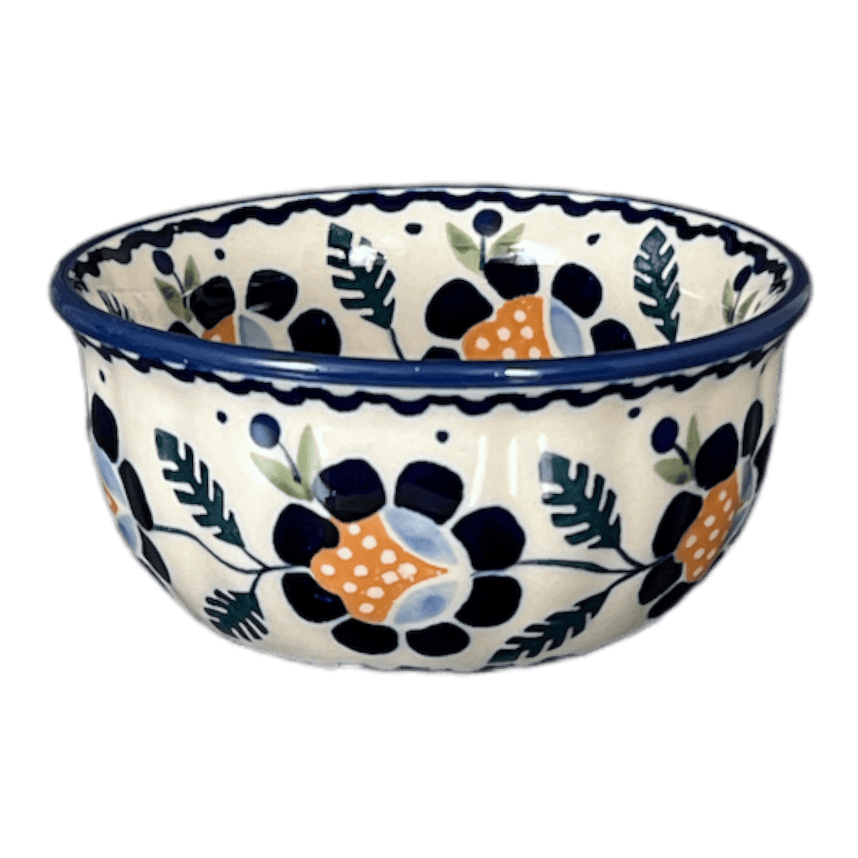 Bowl, Round, 4.5" in "Cornflower" by Manufaktura | M082T-RU