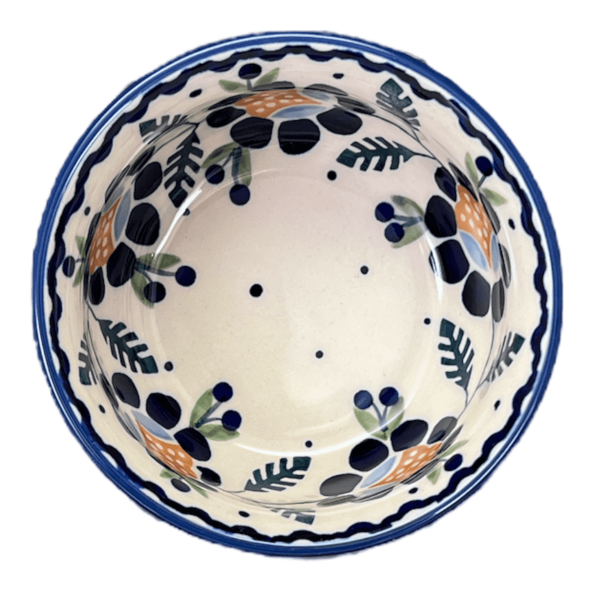 Bowl, Round, 4.5" in "Cornflower" by Manufaktura | M082T-RU