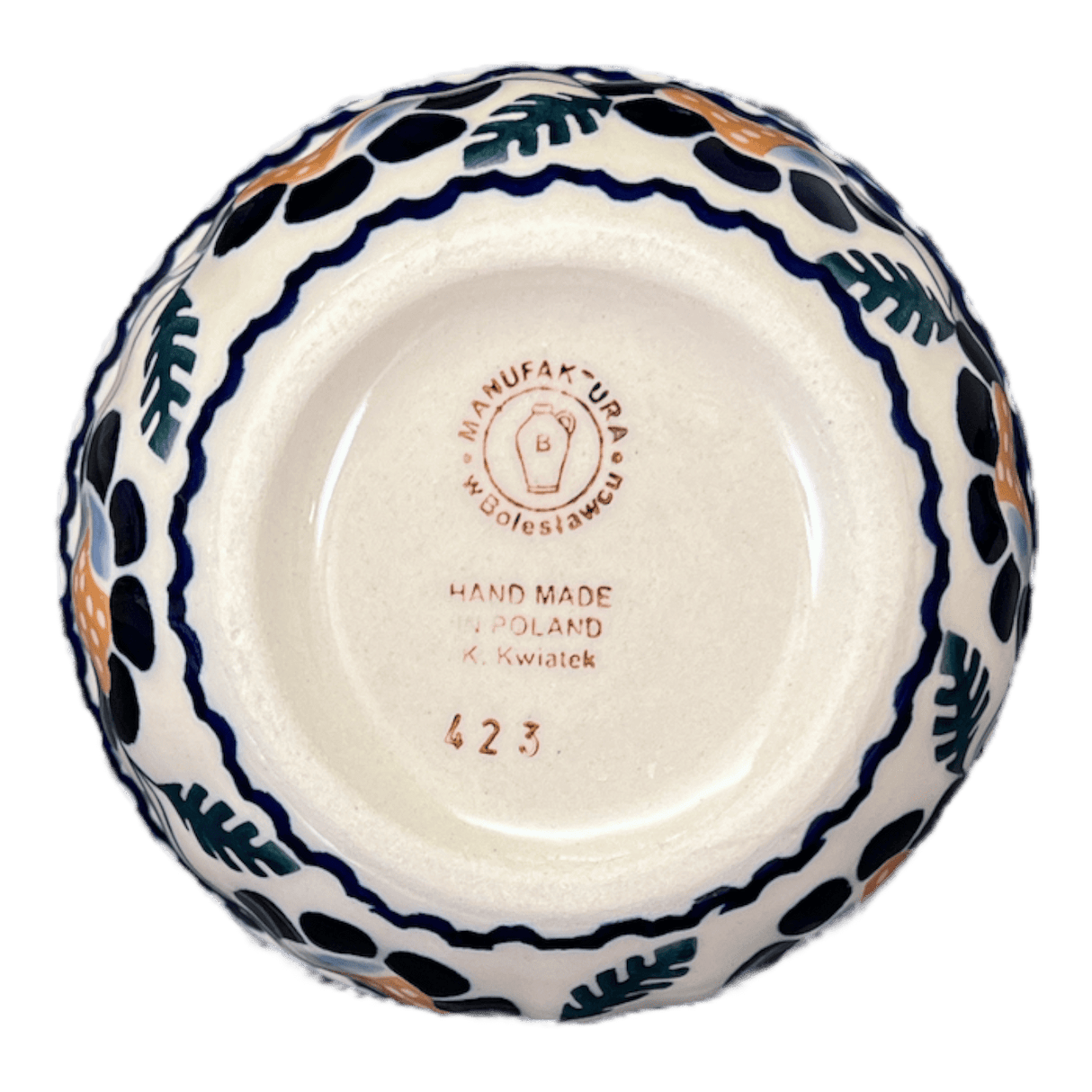 Bowl, Round, 4.5" in "Cornflower" by Manufaktura | M082T-RU