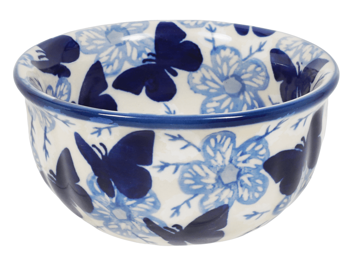 Bowl, Round, 4.5" in "Blue Butterfly" by Manufaktura | M082U-AS58