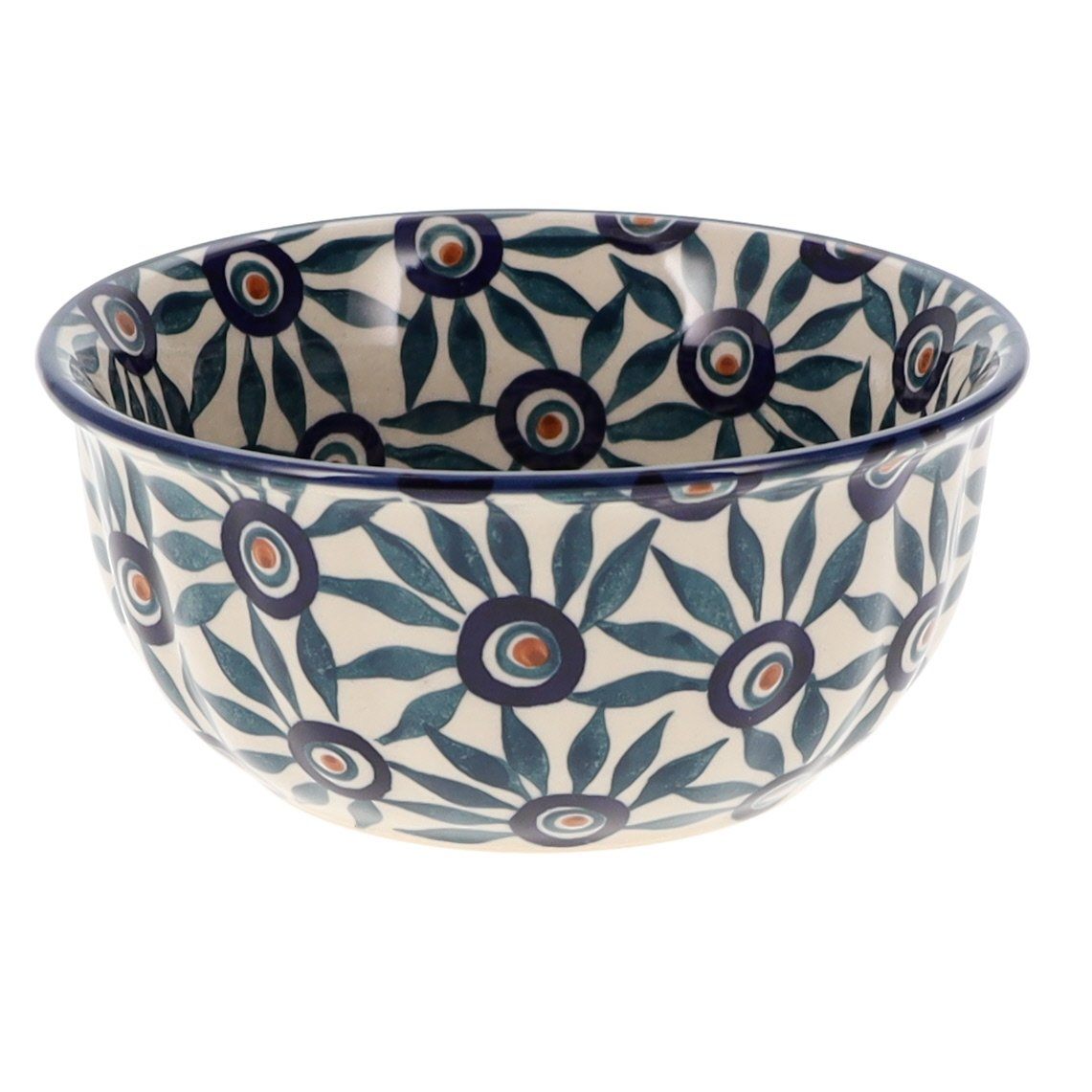 Bowl, Round, 5.5" in "Peacock Parade" by Manufaktura | M083U-AS60