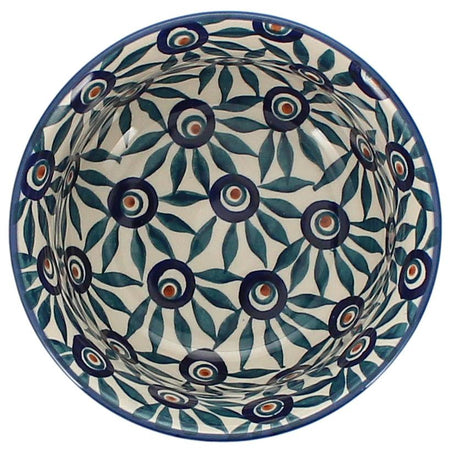 Bowl, Round, 5.5" in "Peacock Parade" by Manufaktura | M083U-AS60