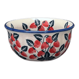 Bowl, Round, 4.5" in "Fresh Strawberries" by Manufaktura | M082U-AS70