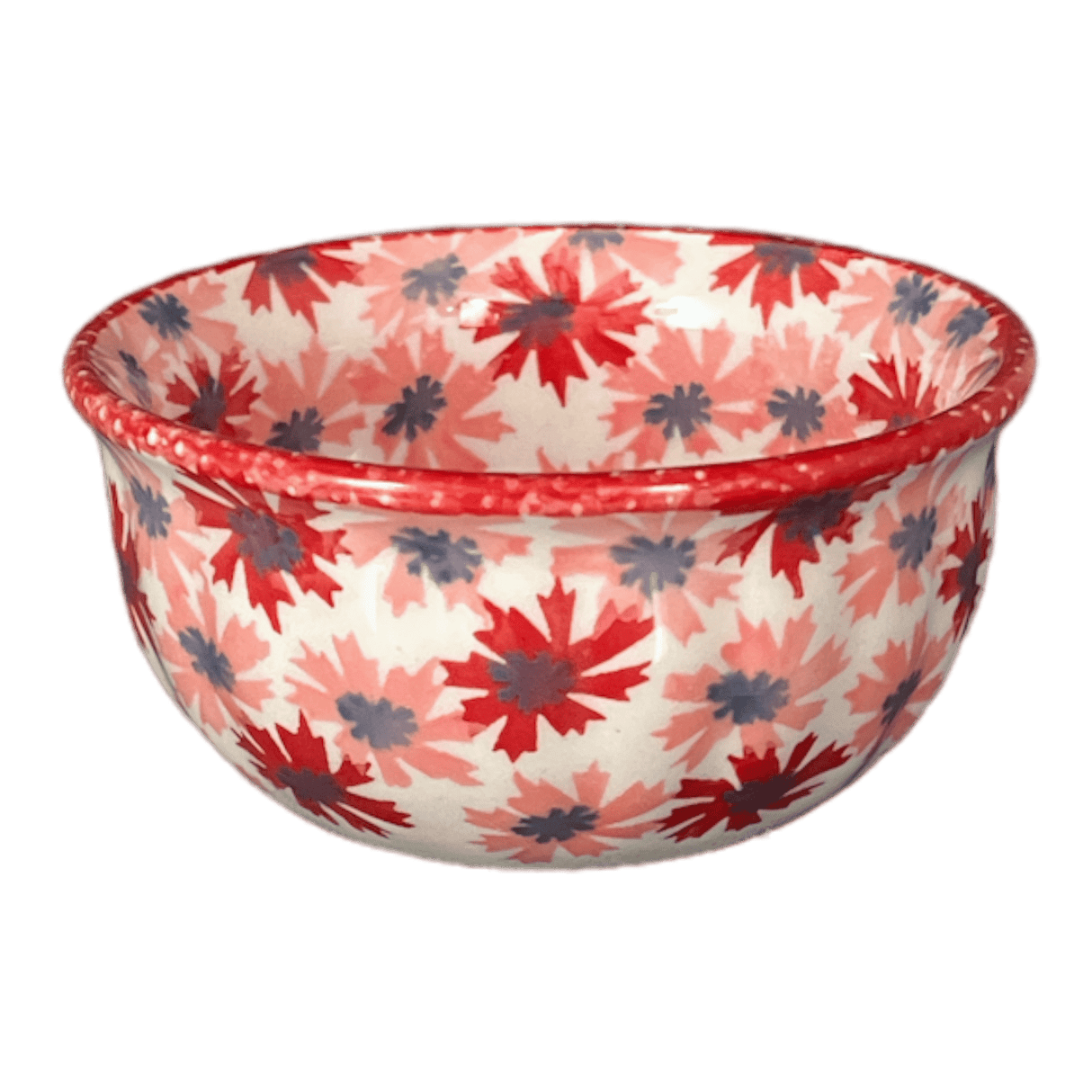 Bowl, Round, 4.5" in "Scarlet Daisy" by Manufaktura | M082U-AS73