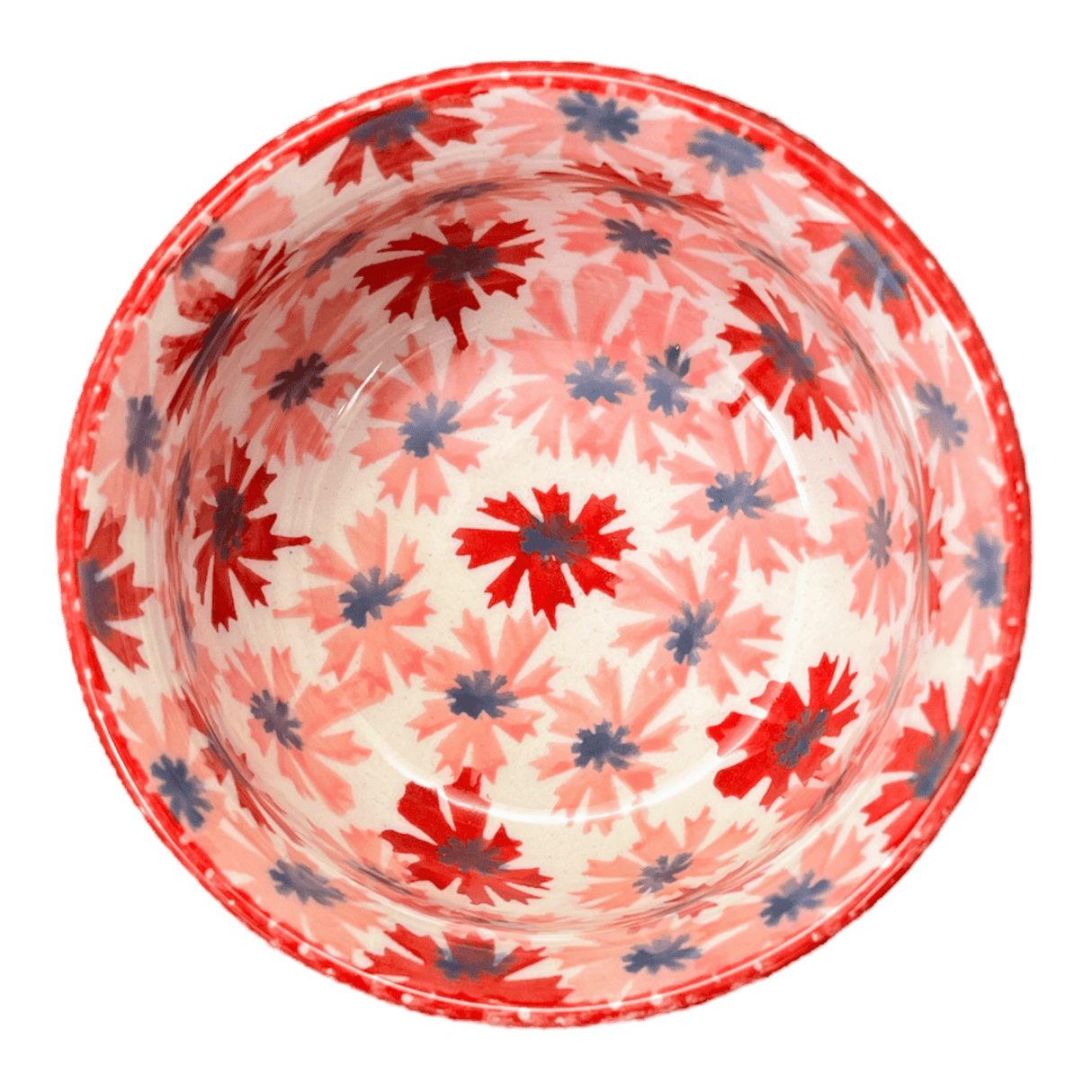 Bowl, Round, 4.5" in "Scarlet Daisy" by Manufaktura | M082U-AS73